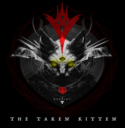 Destiny 2 - The Taken Kitten | Unissex T-Shirt