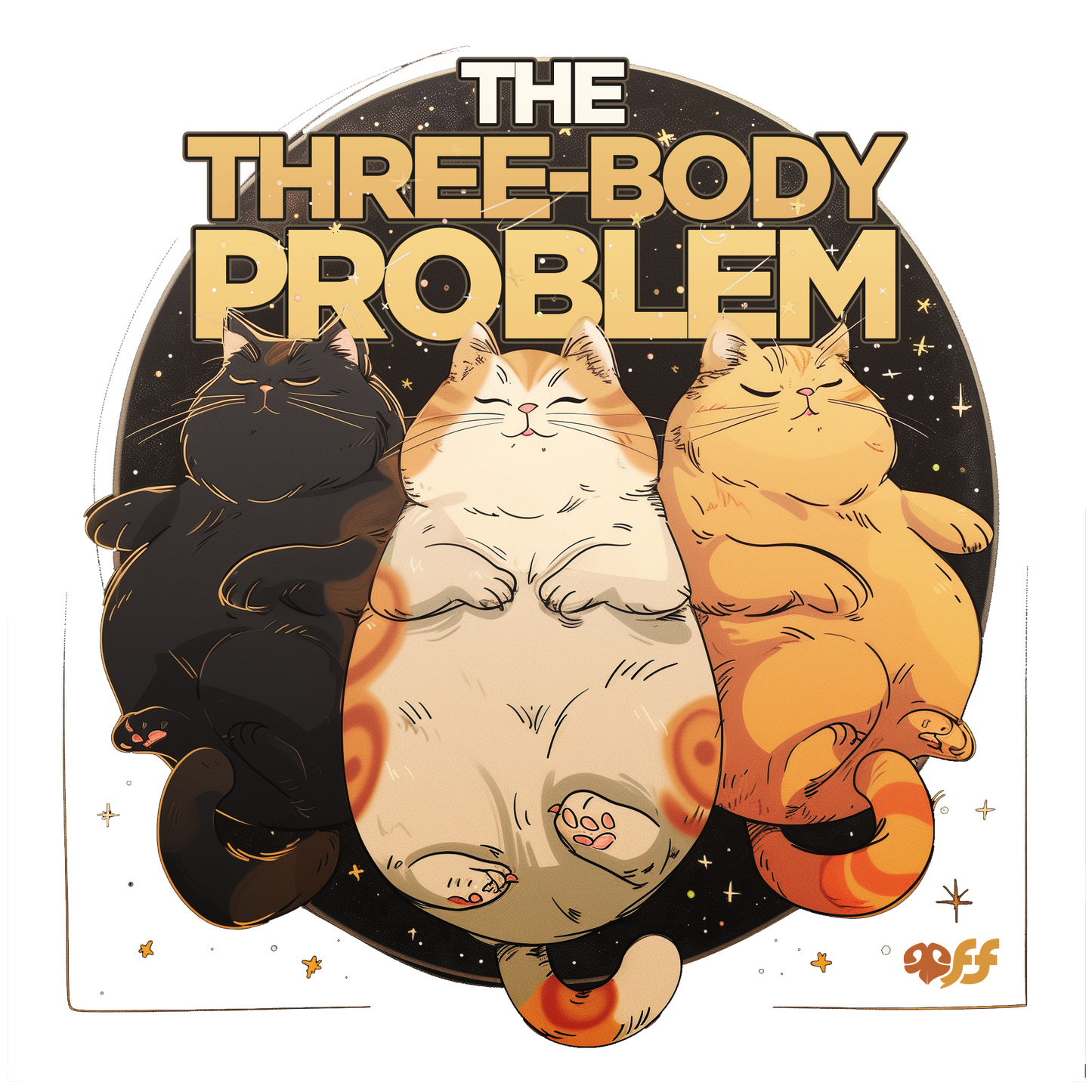 The Three-Body Problem - Cats | Unissex T-Shirt