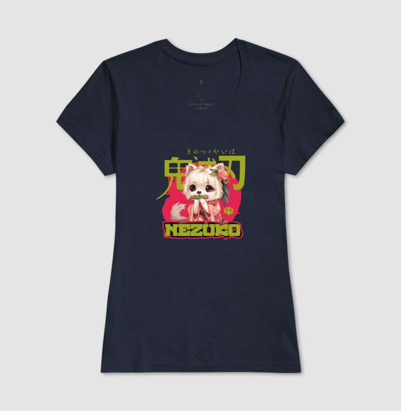 Nezuko Puppy - Demon Slayer | Unissex T-Shirt