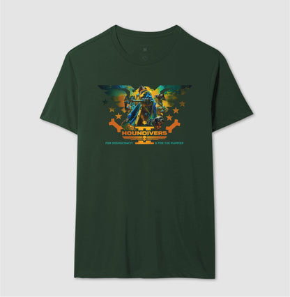 Helldivers 2 - Houndivers For The Puppies | Unissex T-Shirt