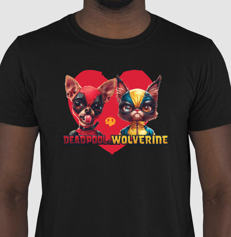 Deadpool And Wolverine - Bromance | Unissex T-Shirt